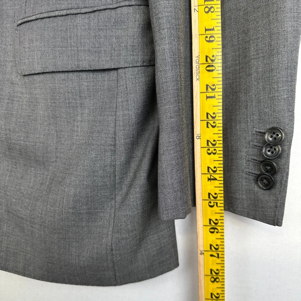 Suitsupply Pure Wool Super 110s Sport Coat Gray Blue‎ Lined EU 54 / 44R